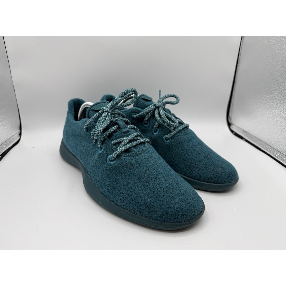 Allbirds Wool Runners Mens 10 Tuke Teal Green Merino Wool Sneakers Low Top